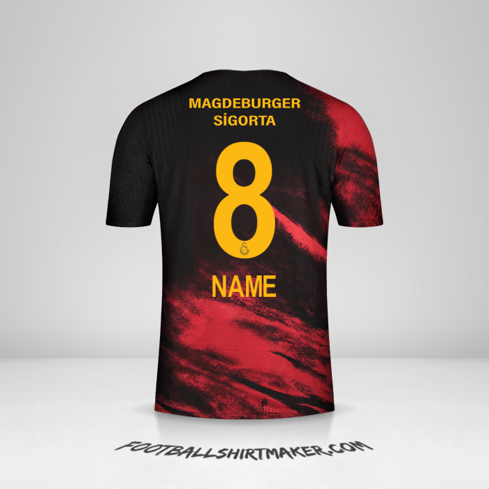 Trikot Galatasaray SK 2020/21 Auswärts -  name - 8