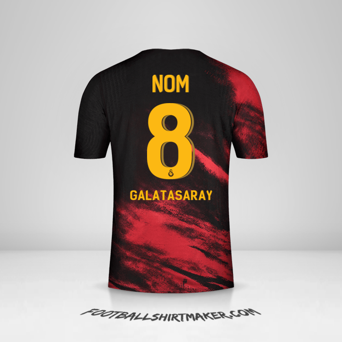 Maillot Galatasaray SK Cup 2020/21 Extérieur -  nom - 8