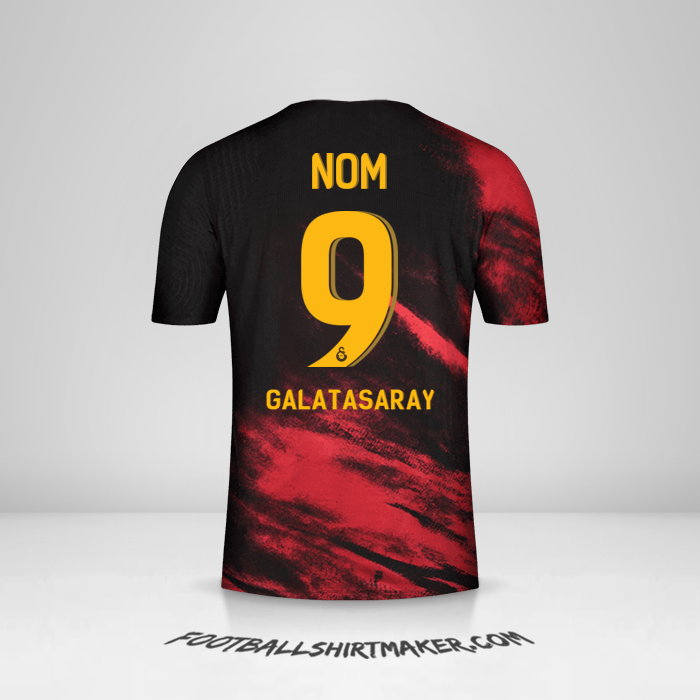 Maillot Galatasaray SK Cup 2020/21 Extérieur -  nom - 9