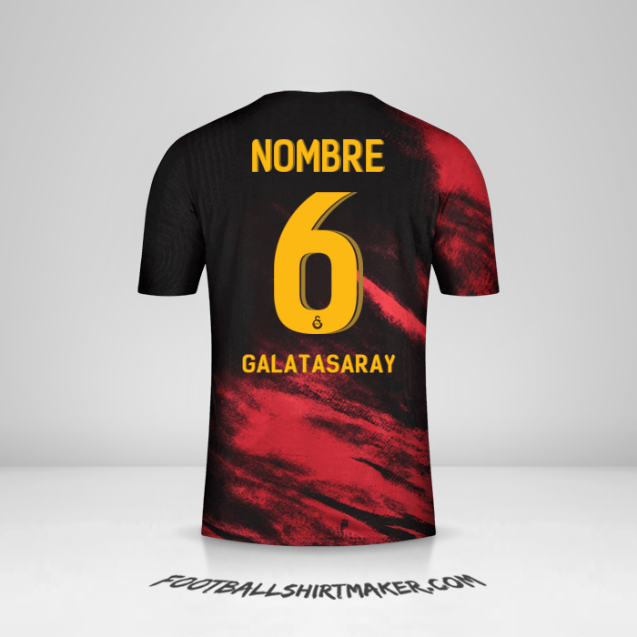Camiseta Galatasaray SK Cup 2020/21 Visita -  nombre - 6