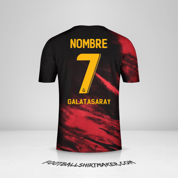 Jersey Galatasaray SK Cup 2020/21 Visita -  nombre - 7