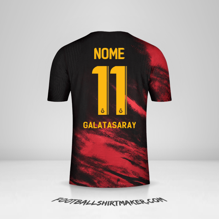 Camisola Galatasaray SK Cup 2020/21 Alternativa -  nome - 11