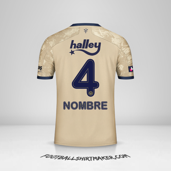 Jersey Fenerbahce SK 2020/21 Visita -  nombre - 4