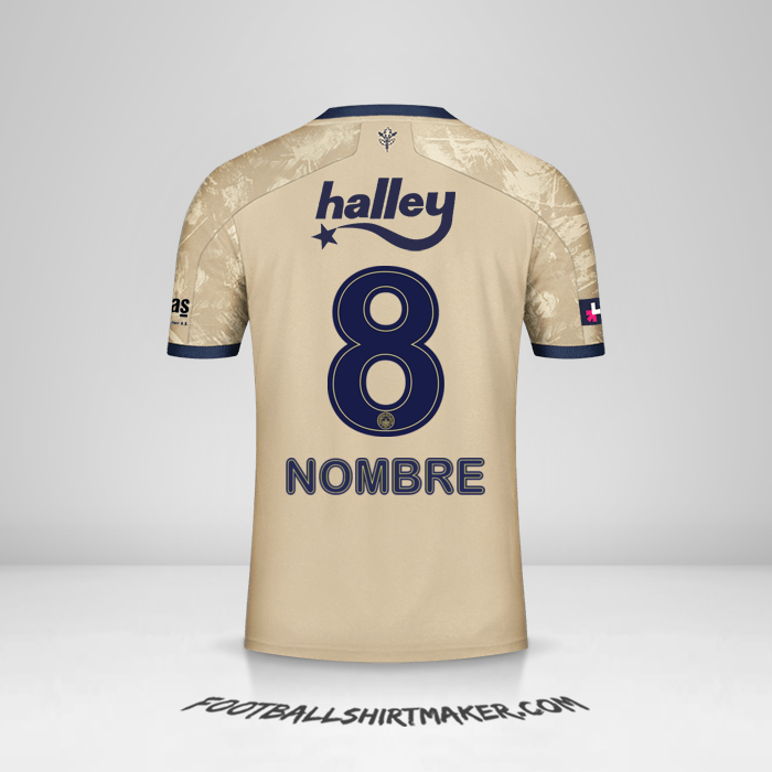 Camiseta Fenerbahce SK 2020/21 Visita -  nombre - 8