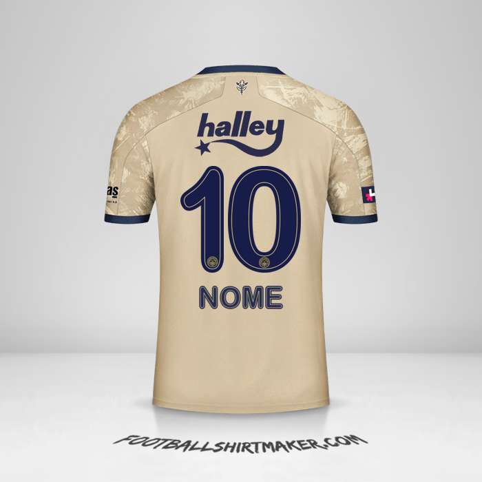 Maglia Fenerbahce SK 2020/21 Seconda -  nome - 10
