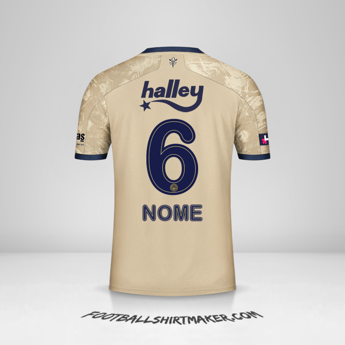 Maglia Fenerbahce SK 2020/21 Seconda -  nome - 6