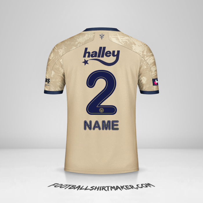 Jersey Fenerbahce SK 2020/21 Away -  name - 2