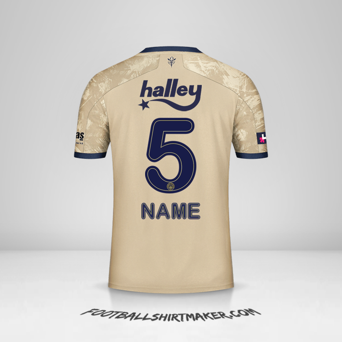 Trikot Fenerbahce SK 2020/21 Auswärts -  name - 5