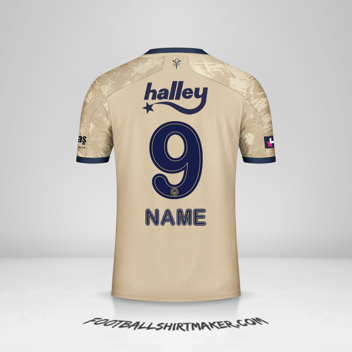 Trikot Fenerbahce SK 2020/21 Auswärts -  name - 9