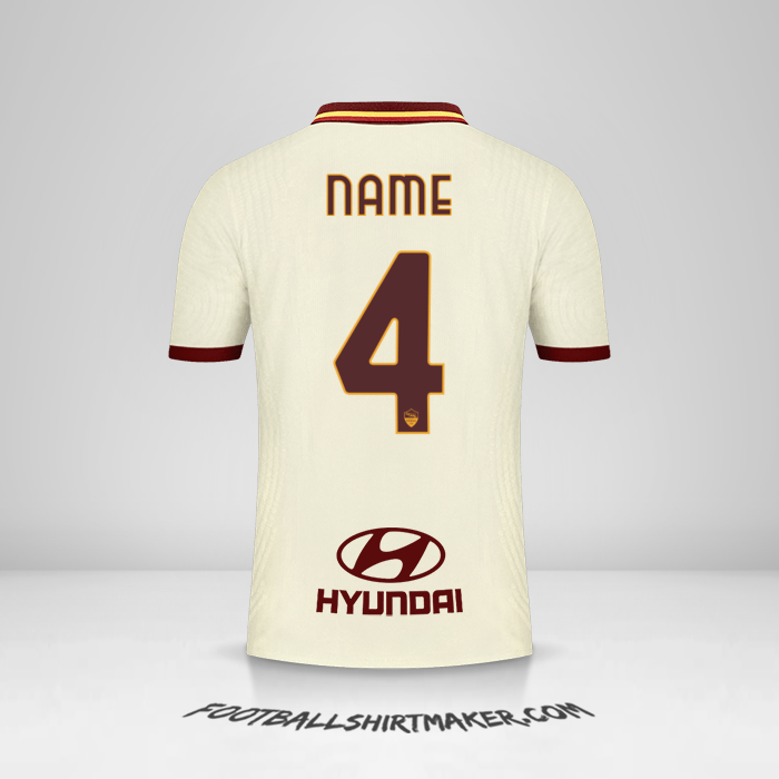 Shirt AS Roma 2020/21 Away -  name - 4