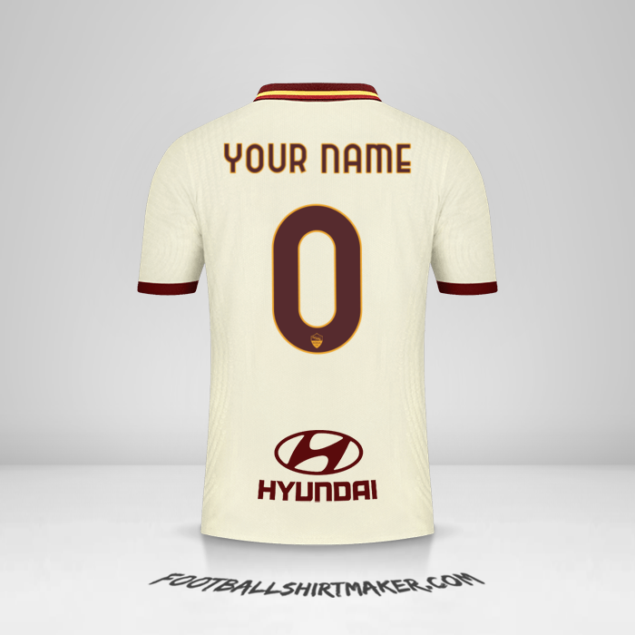 Jersey AS Roma 2020/21 II -  your name - 0