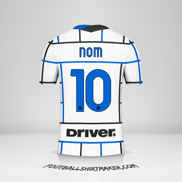 Maillot Inter 2020/21 Extérieur -  nom - 10