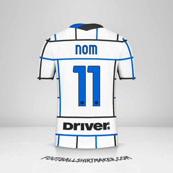 Maillot Inter 2020/21 Extérieur -  nom - 11
