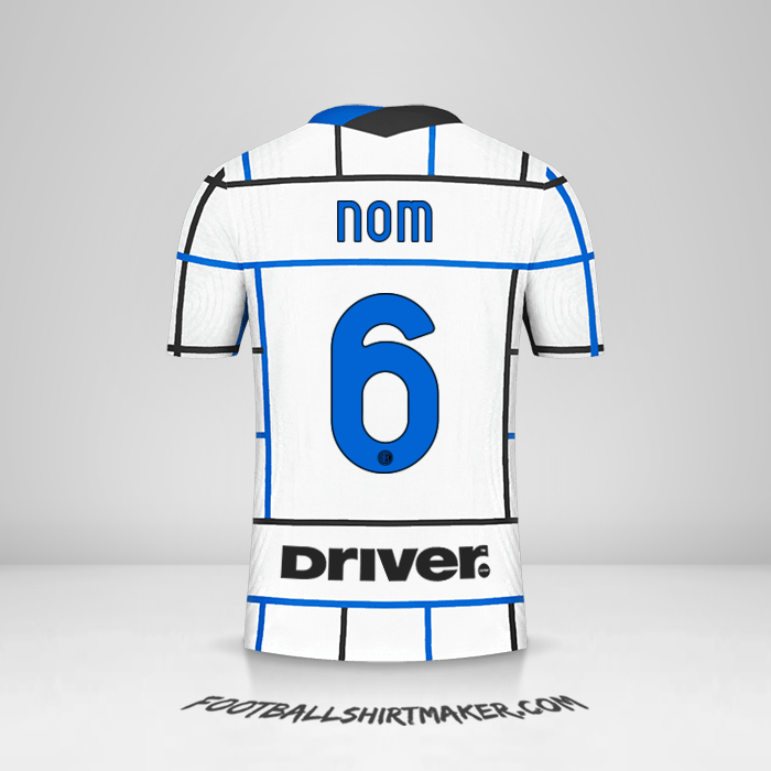Maillot Inter 2020/21 Extérieur -  nom - 6