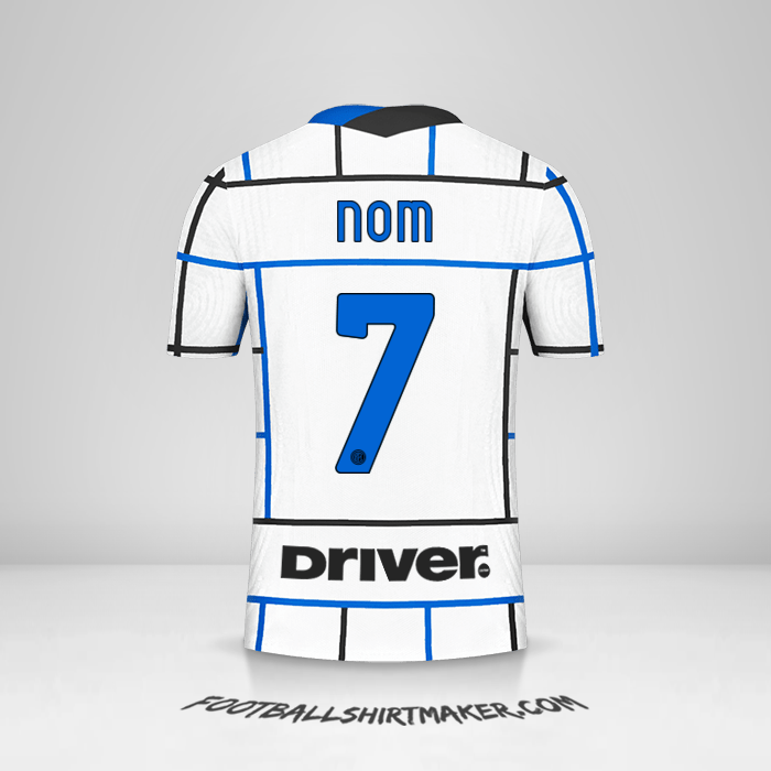 Maillot Inter 2020/21 Extérieur -  nom - 7