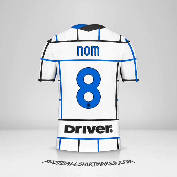 Maillot Inter 2020/21 Extérieur -  nom - 8