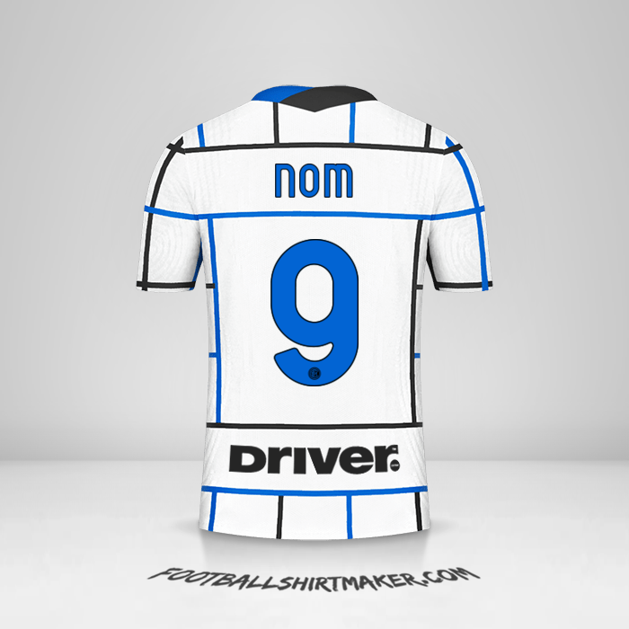 Maillot Inter 2020/21 Extérieur -  nom - 9