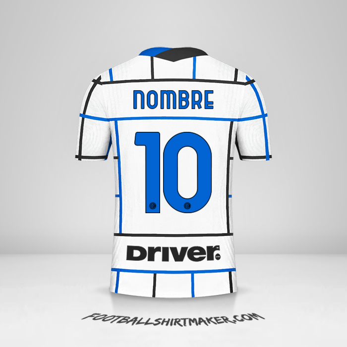 Camiseta Inter 2020/21 Visita -  nombre - 10