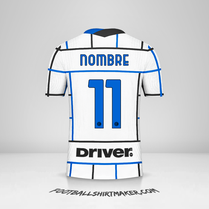 Camiseta Inter 2020/21 Visita -  nombre - 11