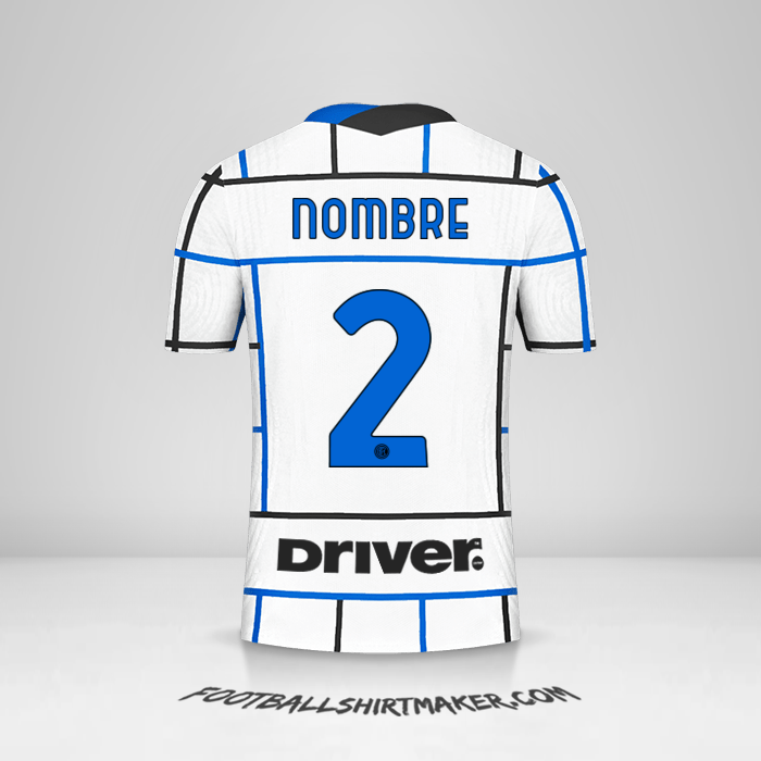 Jersey Inter 2020/21 Visita -  nombre - 2