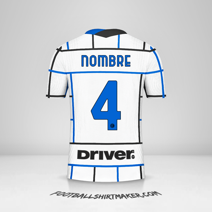 Jersey Inter 2020/21 Visita -  nombre - 4