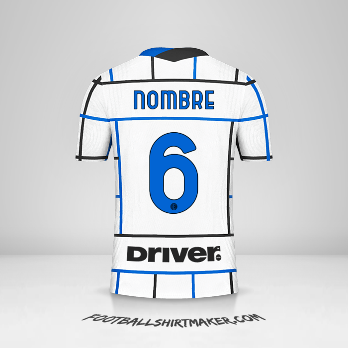 Jersey Inter 2020/21 Visita -  nombre - 6