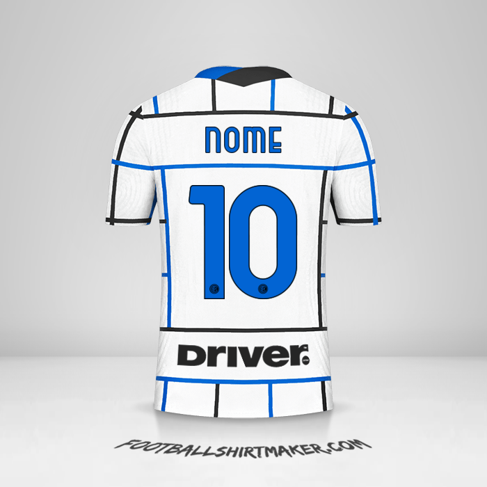 Camisola Inter 2020/21 Alternativa -  nome - 10