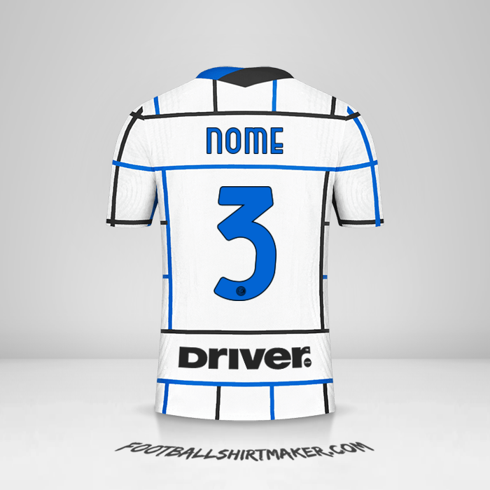 Maglia Inter 2020/21 Seconda -  nome - 3