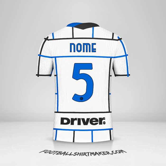 Camisola Inter 2020/21 Alternativa -  nome - 5