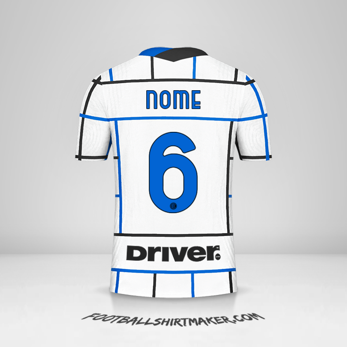 Camisola Inter 2020/21 Alternativa -  nome - 6