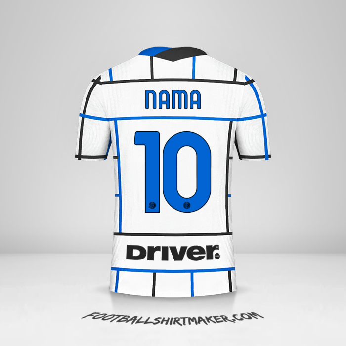 Jersey Inter 2020/21 Alternatif -  nama - 10