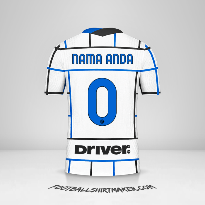 Jersey Inter 2020/21 II -  nama anda - 0