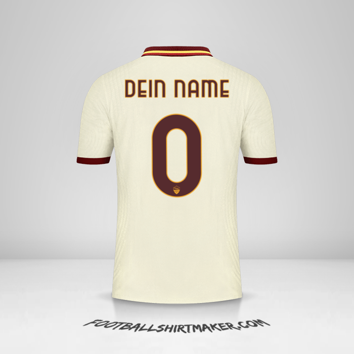 Trikot AS Roma Cup 2020/21 II -  dein name - 0