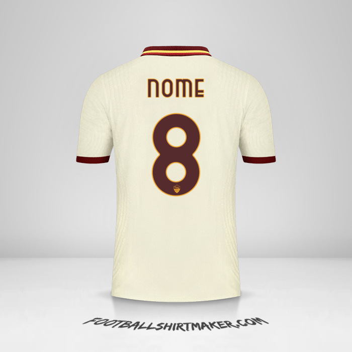 Camisa AS Roma Cup 2020/21 Alternativa -  nome - 8