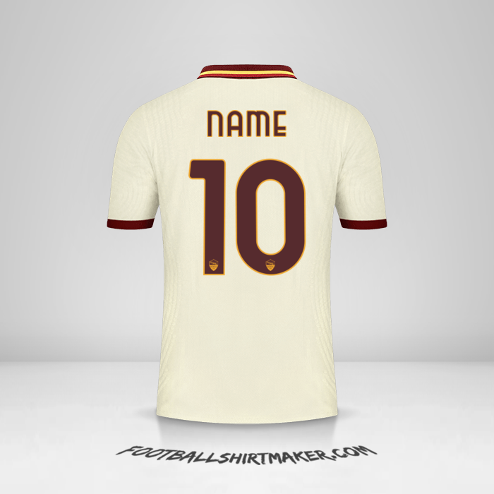Shirt AS Roma Cup 2020/21 Away -  name - 10