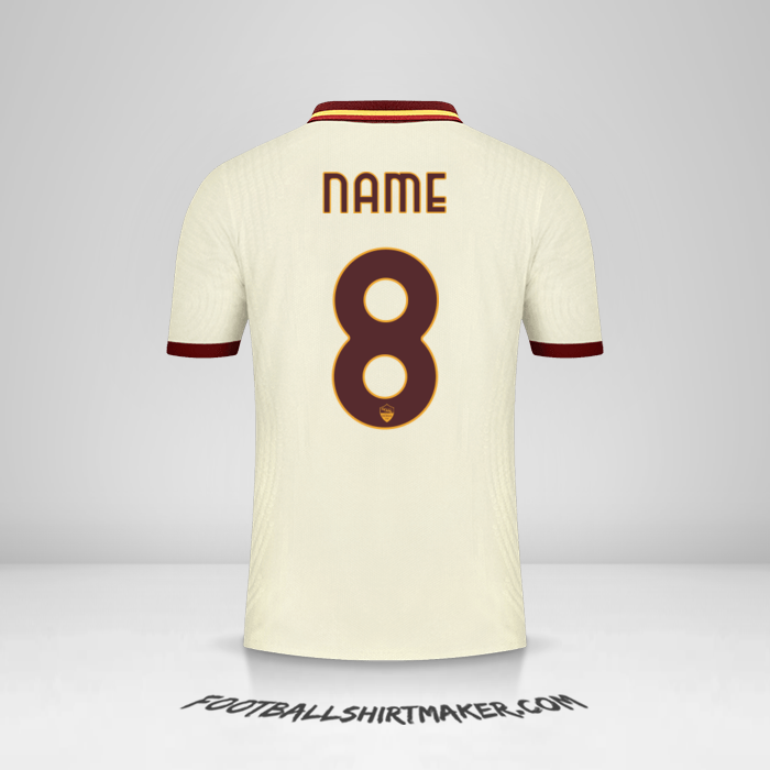 Shirt AS Roma Cup 2020/21 Away -  name - 8