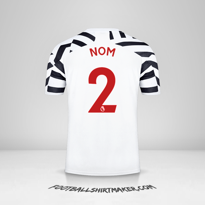 Maillot Manchester United 2020/21 Troisième -  nom - 2