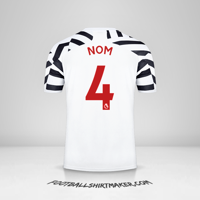 Maillot Manchester United 2020/21 Troisième -  nom - 4