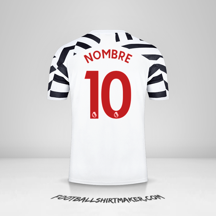 Camiseta Manchester United 2020/21 Tercera -  nombre - 10
