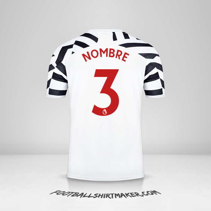 Camiseta Manchester United 2020/21 Tercera -  nombre - 3