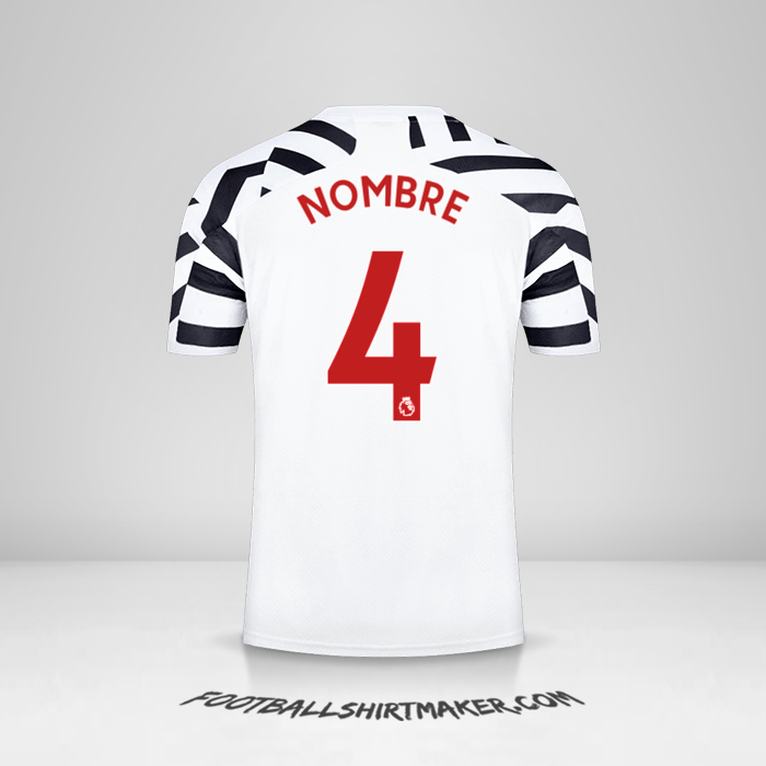 Camiseta Manchester United 2020/21 Tercera -  nombre - 4