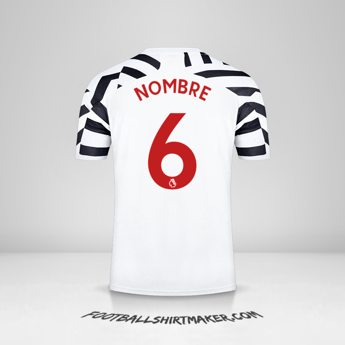 Camiseta Manchester United 2020/21 Tercera -  nombre - 6