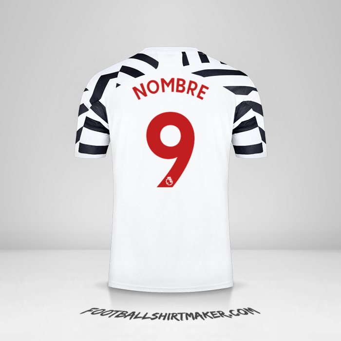 Jersey Manchester United 2020/21 Tercera -  nombre - 9