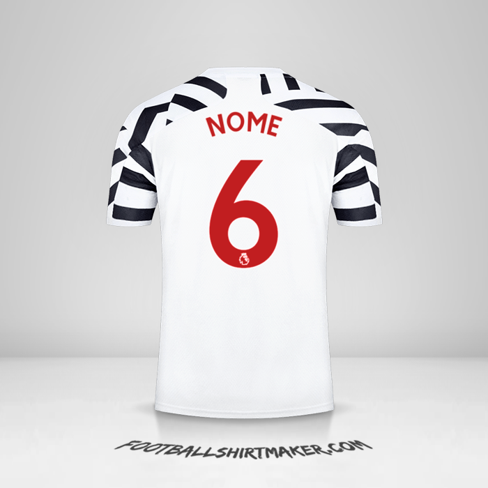 Camisola Manchester United 2020/21 Terceira -  nome - 6
