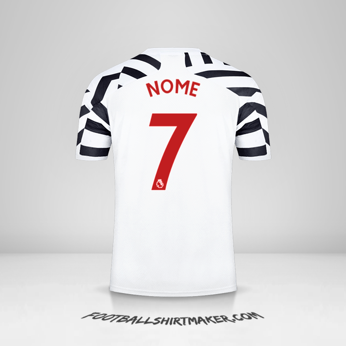 Camisola Manchester United 2020/21 Terceira -  nome - 7