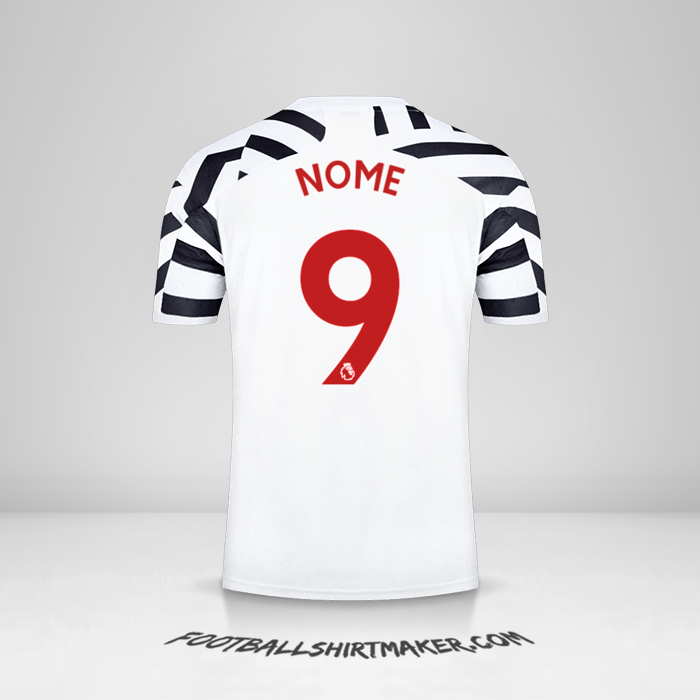 Camisola Manchester United 2020/21 Terceira -  nome - 9