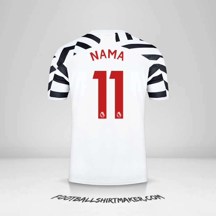 Jersey Manchester United 2020/21 Ketiga -  nama - 11