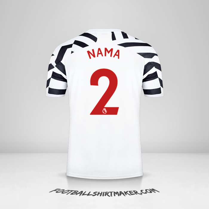 Jersey Manchester United 2020/21 Ketiga -  nama - 2