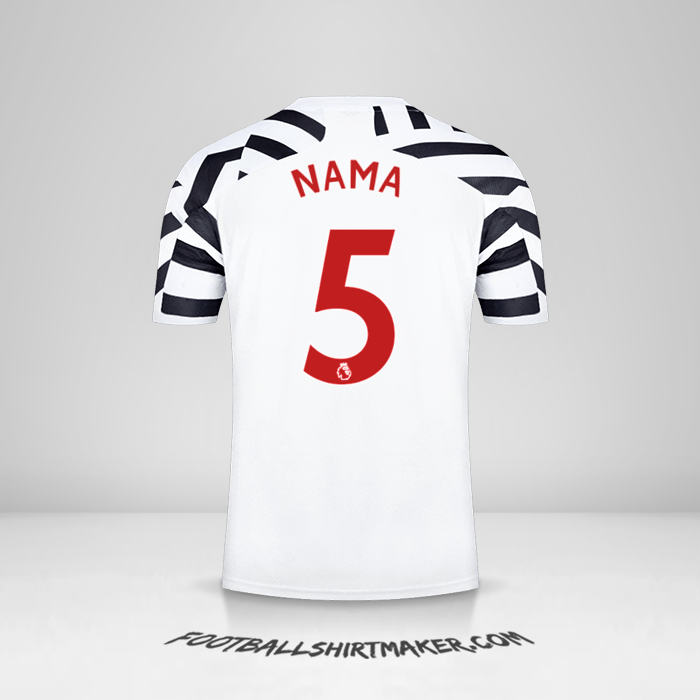 Jersey Manchester United 2020/21 Ketiga -  nama - 5