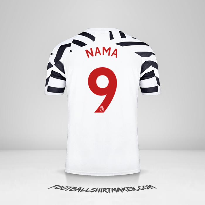 Jersey Manchester United 2020/21 Ketiga -  nama - 9